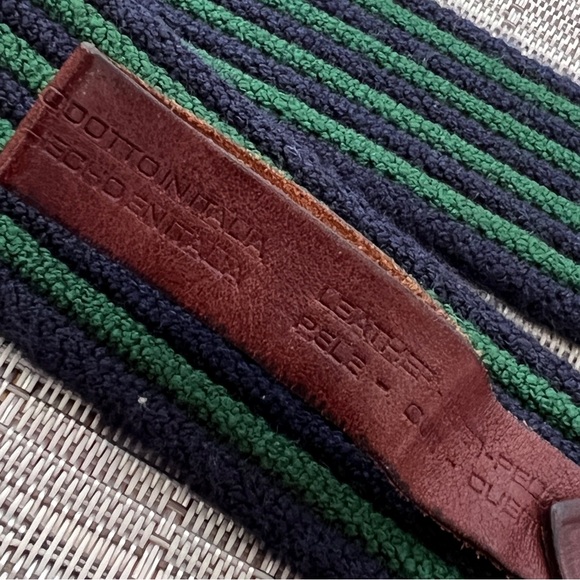 GANT Striped Webbing Belt Made In Italy Size 40 - Picture 7 of 8